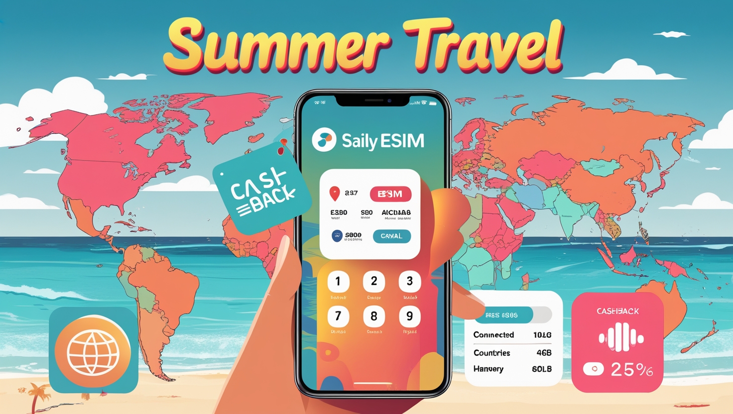Saily : eSIM, cashback et promos exclusives pour l’été 2025